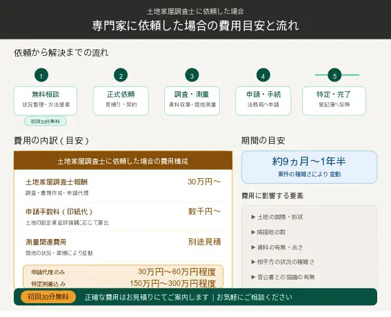 筆界特定の申請は自分でできる？「本人申請」の落とし穴と専門家に頼む